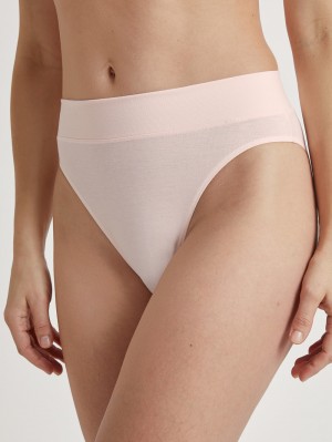 Ropa Interior Calida Elastic Brief, High Waist Mujer Rosas | 1920LFGHY