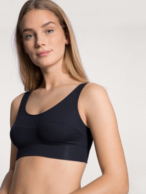 Ropa Interior Calida Elastic Bustier Mujer Azules Azules | 5429CKVXI
