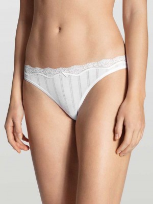 Ropa Interior Calida Etude Toujours Brief, Low Cut Mujer Weiss | 4730HWYMU