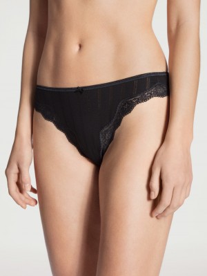 Ropa Interior Calida Etude Toujours Brief, Regular Cut Mujer Schwarz | 1025WRGKZ
