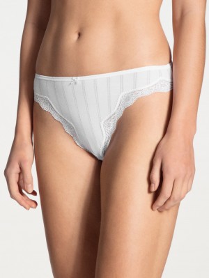 Ropa Interior Calida Etude Toujours Brief, Regular Cut Mujer Weiss | 8015ZVLUK