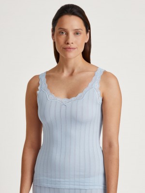Ropa Interior Calida Etude Toujours Tank Top Mujer Arctic Ice | 5137GPLCO