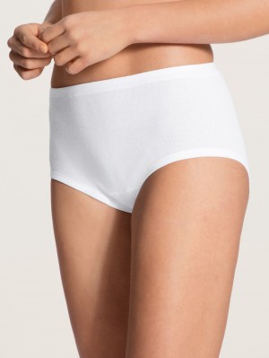 Ropa Interior Calida Iconics Midi Brief, High Waist Mujer Weiss | 3584TNJBG