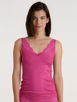 Ropa Interior Calida Modal Sense Tank Top Mujer Flores | 4791WDVQZ