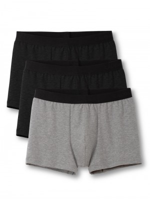 Ropa Interior Calida Natural Benefit Boxer, Value Pack Hombre Jet-black | 3259CXKHL