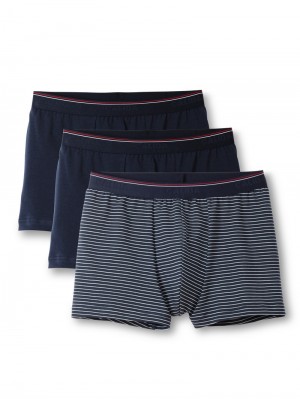 Ropa Interior Calida Natural Benefit Boxer, Value Pack Hombre Azules | 7542LRMAG