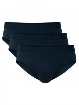 Ropa Interior Calida Natural Benefit Brief, Value Pack Hombre Azules | 9587SCHZQ