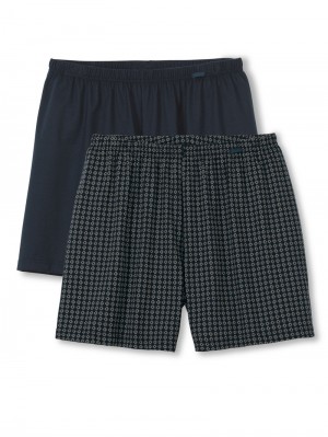 Ropa Interior Calida Prints Benefit Boxershorts, Two Pack Hombre Fog | 7149SEUYD