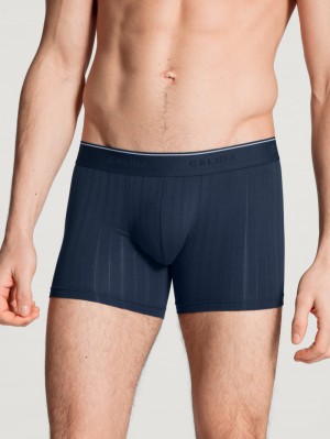 Ropa Interior Calida Pure & Style Boxer Brief Hombre Azules | 2856IHLYF
