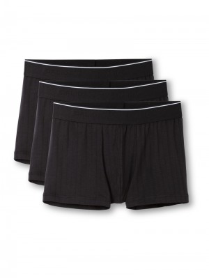 Ropa Interior Calida Pure & Style Boxer, Value Pack Hombre Schwarz | 4580UEMXC
