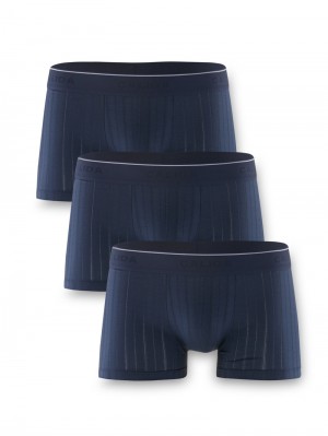 Ropa Interior Calida Pure & Style Boxer, Value Pack Hombre Azules | 0794LTECG