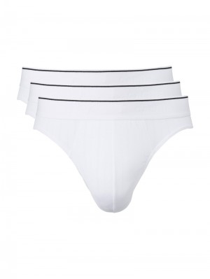 Ropa Interior Calida Pure & Style Brief, Value Pack Hombre Weiss | 2674AYLFV