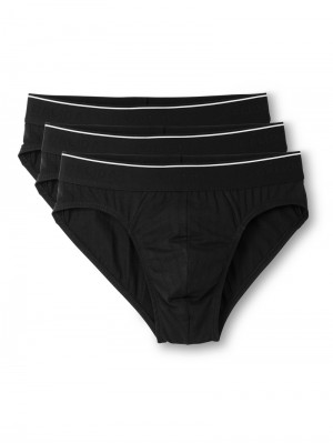 Ropa Interior Calida Pure & Style Brief, Value Pack Hombre Schwarz | 4089LGKJZ
