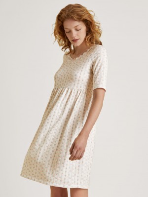 Summer Oufits Calida Favourites Balance Babydoll Mujer Blancos | 1097PHVEL