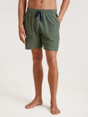 Summer Outfits Calida Rmx Lounge Holiday Bermudas Hombre Verdes | 5823CAFLE