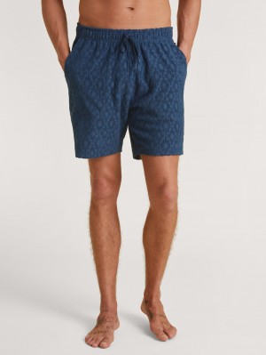 Summer Outfits Calida Rmx Lounge Holiday Bermudas Hombre Azules | 7596PMUWT