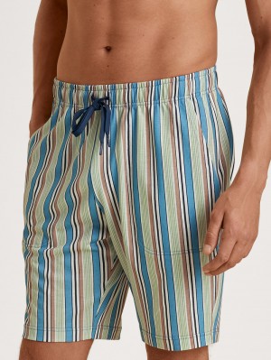 Summer Outfits Calida Rmx Sleep Weekend Bermudas Hombre Azules | 4079YOFAV