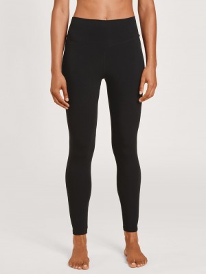 Yoga Calida Circular Lounge Leggings, Cradle To Cradle Certified® Mujer Negros | 0469XRYZS