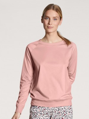 Yoga Calida Favourites Dreams Shirt Long Sleeve Mujer Rosas | 7145XCSOR